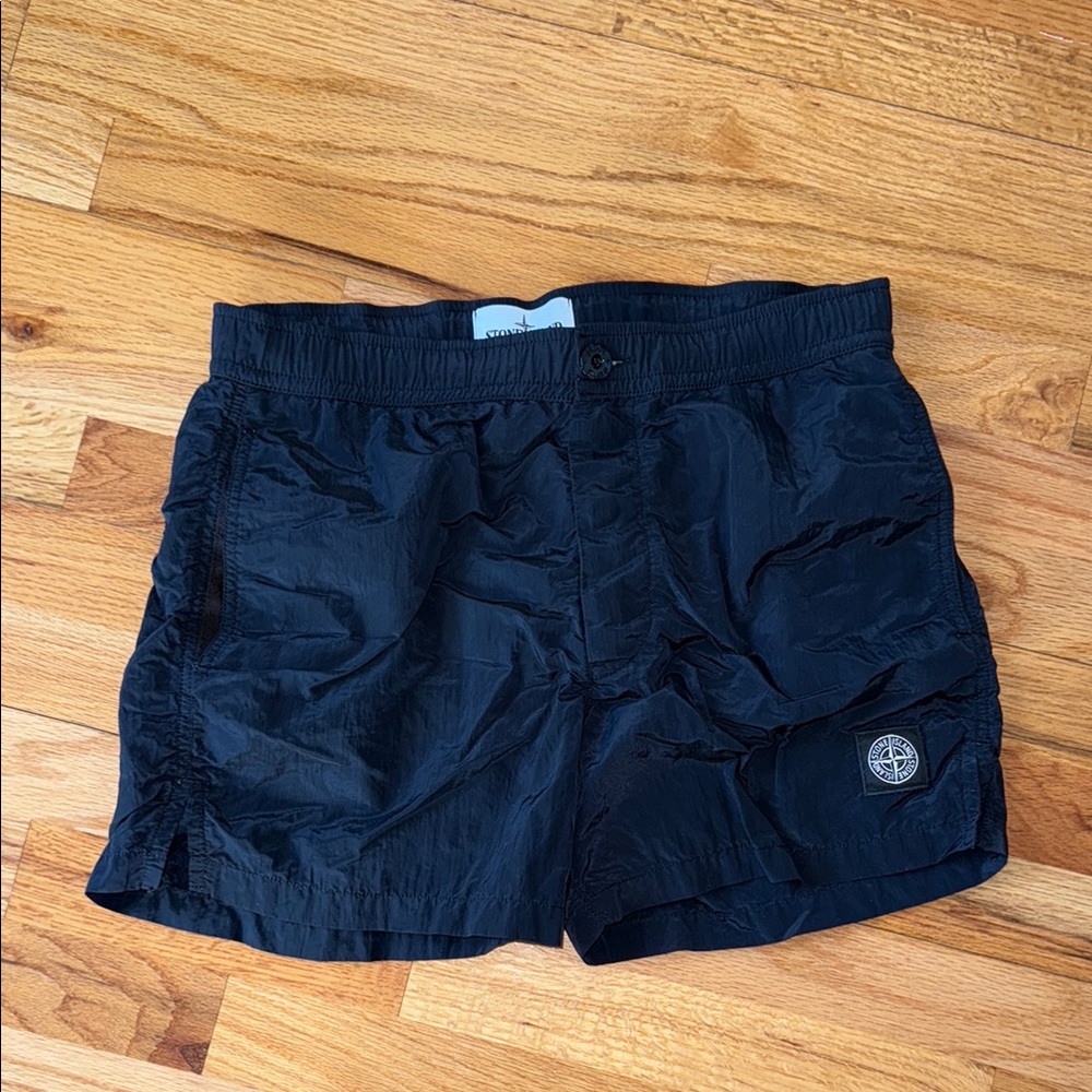 Stone Island Black swim Shorts trunks nylon